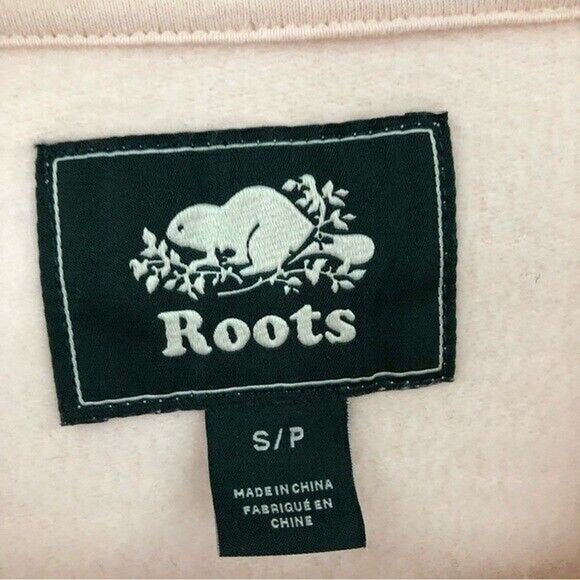 Roots Canada S Light Pink Blush Crewneck Sweatshirt top small - Picture 11 of 14